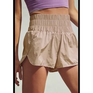 NWOT Free People Movement The Way Home Shorts Womens‎ Large Athletic Activewear